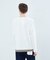 圧着クルー ライントリム ロングスリーブTシャツ