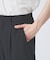 【セットアップ対応】サイドタック ストレッチ ワイドパンツ