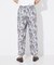 ロンシャンプリント 総柄イージーパンツ