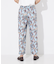 ロンシャンプリント 総柄イージーパンツ