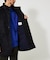 【毛玉レス】ウール調メルトン スタンドコート