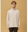 【フロントスリット】タートルネック 長袖Tシャツ