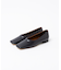 【WEB限定】スクエアトゥフラットパンプス