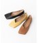 スクエアトゥフラットパンプス