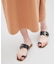 【WEB限定】クリアバックル フラットサンダル