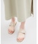 【WEB限定】クリアバックル フラットサンダル