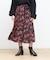 ベルト付きフラワースカート