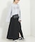 【セットアップ対応】ラッププリーツボタンスカート