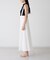 【セットアップ対応】ストレッチリネンサスペンダースカート
