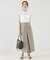 ラメリネンスリットスカート