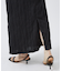 カットジャガードタイトスリットスカート