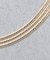 【SOKO／ソコ】ヘリンボーン３連ネックレス