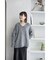 【一部店舗限定】 　シャギーフォルムVネックニット