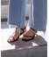 【REMME/レメ】アシンメトリーストラップサンダル