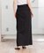 麻混サイドスリットタイトスカート