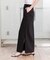 麻混サイドスリットタイトスカート