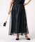 シアー切替ギャザースカート