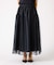 シアー切替ギャザースカート