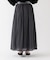 グロスデシンゴムギャザースカート