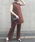 【セットアップ対応】サイドスリットパンツ