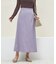 ウール混セミフレアスカート