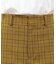 チェックテーパードパンツ