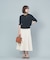 ツィル切り替えフレアスカート