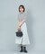 ツィル切り替えフレアスカート