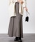 【一部店舗限定】フィブリル切替スカート
