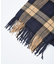 起毛チェックストール