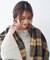 起毛チェックストール