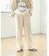 ウールライクイージーストレートパンツ