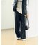 ウールライクイージーストレートパンツ