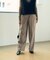 ウールライクイージーストレートパンツ