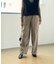 ウールライクイージーストレートパンツ