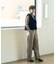 ウールライクイージーストレートパンツ