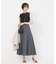 シェルタリングアシメフレアスカート