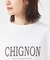 CHGNON　ロゴターンバッグTシャツ