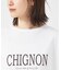 CHGNON　ロゴターンバッグTシャツ
