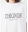 CHGNON　ロゴターンバッグTシャツ