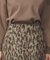 【MICA＆DEAL（マイカ＆ディール）】レオパードタイトスカート