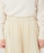 エアリーレザープリーツスカート