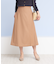 スリットフレアミディスカート