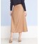 スリットフレアミディスカート