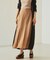 スラブ楊柳フレアスカート