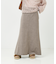 フレアロングスリットスカート