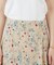 フレンチフラワープリントスカート