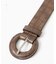 クルミバックルレザーベルト
