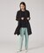 《セットアップ対応》ダブルクロスハイウエストテーパード【セージグリーン】