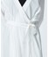 コットンカシュクールロングシャツドレス